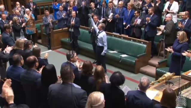 MP returns to Parliament following sepsis quadruple amputation.