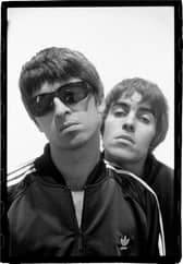 Noel & Liam Gallagher BW (c) Paul Slattery