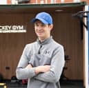 Professional jockey, Charlie Bishop, visited the pop-up Jockey Gym in Gunwharf to be put through his paces by strength and conditioning coach, James Adams of X Compete.