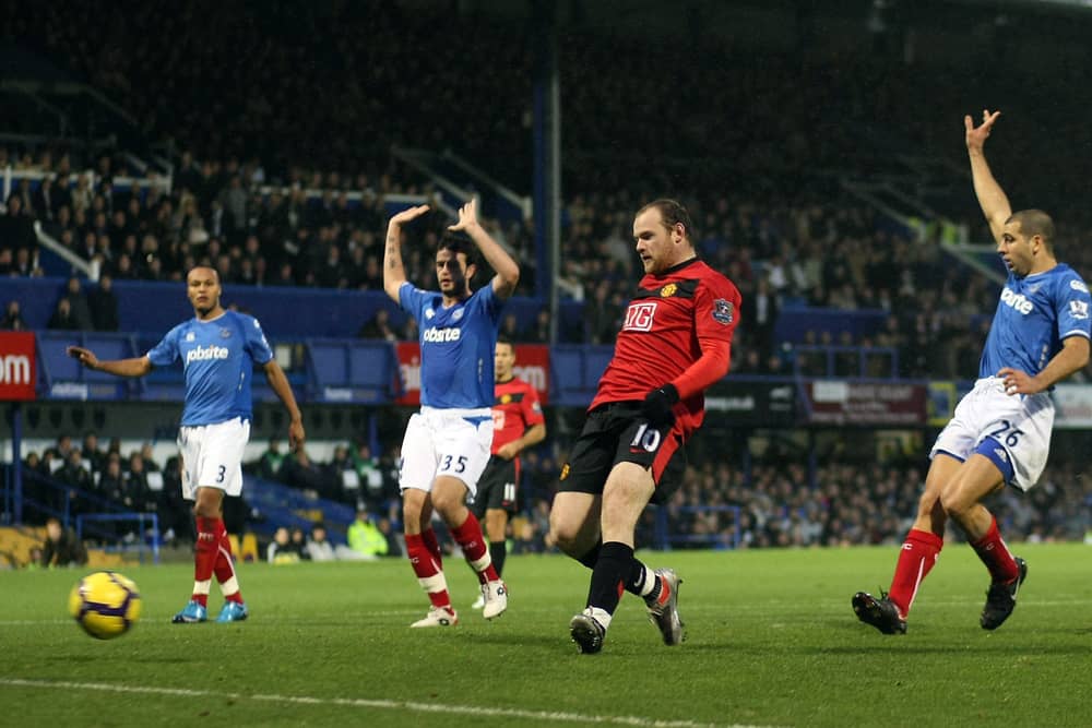 Wayne Rooney was a thorn in Pompey's side when they played Manchester United. He could now be managing against them. (Photo by Matthew Peters/Manchester United via Getty Images)