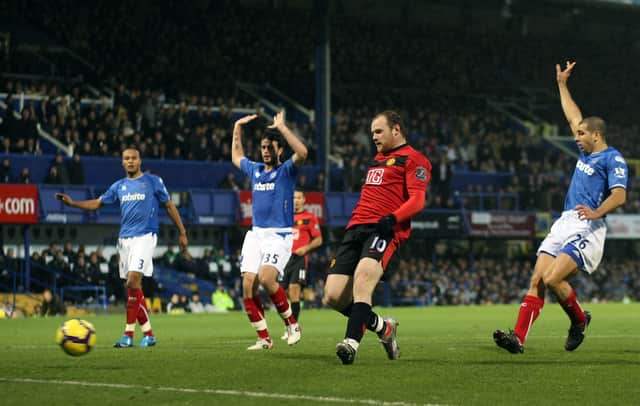 Wayne Rooney was a thorn in Pompey's side when they played Manchester United. He could now be managing against them. (Photo by Matthew Peters/Manchester United via Getty Images)
