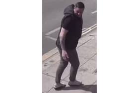 Police believe this man could help with their investigation into an assault on a woman in Portsmouth