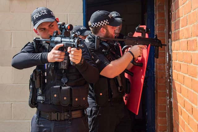 Ministry of Defence Police training. Picture: MoD