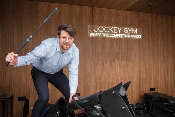 I tested myself at the Jockey Gym in Gunwharf Quays. It was a humbling experience. Photo: Dave Dodge/PA Media Assignments