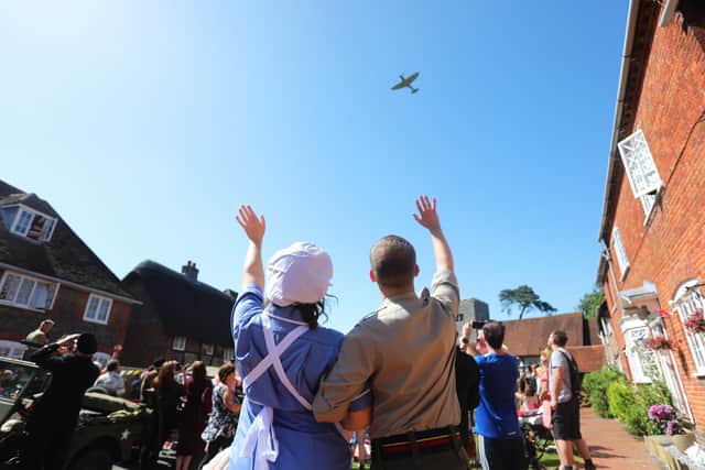 The committee who organise the Southwick Revival event, which is preparing for the 80th anniversary of D-Day, have increased donations to the Rowan's Hospice due to their financial struggles. Picture: Sam Stephenson.