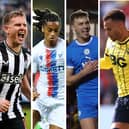 From left-right: Matt Ritchie, Jadan Raymond, Harrison Burrows and Josh Murphy are among those linked with Pompey this summer.
