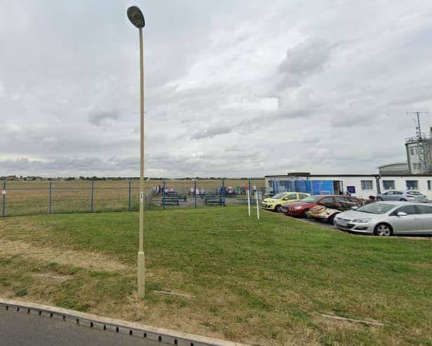 Travellers have set up in Lee-on-the-Solent at the Daedalus airport site, the police have confirmed. 