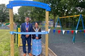 Crosswell Park play area in Fareham has been reopened.