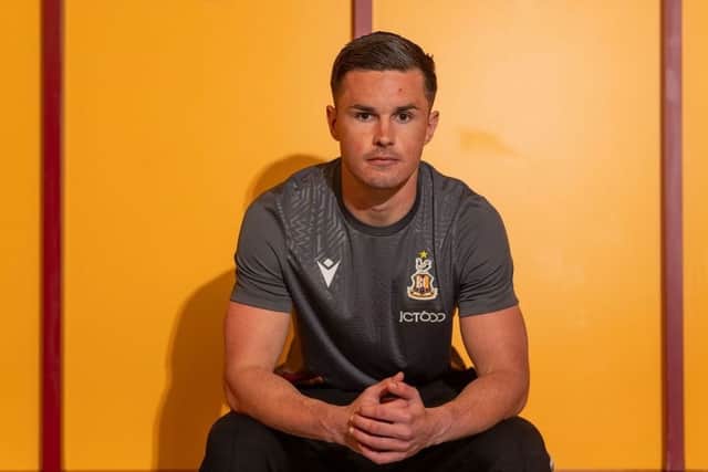 Former defender Callum Johnson spent last season with Bradford. Picture: Bradford City.