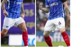 Pompey skipper Marlon Pack, left, and Connor Ogilvie, right, are set to extend their Fratton stays. Pic: Jason Brown.