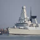 Royal Navy Type 45 destroyer HMS Diamond, which has been deployed in the Red Sea in recent months to deter attacks from Iranian-backed Houthi rebels on merchant ships. Andrew Matthews/PA Wire