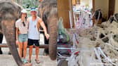 Brooke Rentsch, and her husband, Duncan return from honeymoon to find their home ‘wrecked’ in prank.