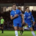Pompey fear being priced out of move for Peterborough's Harrison Burrows. Photo Joe Dent/theposh.com.