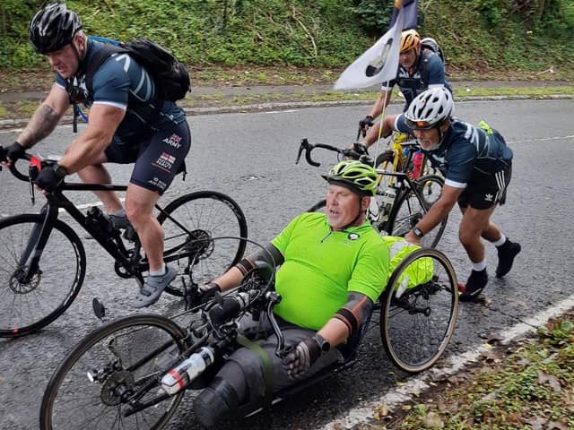 A team of 16 veterans and military personnel will be cycling from Poole to Hayling Island in one day to honour those who took part in D-Day.