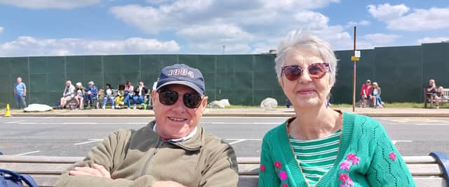 John and Christine Swain, from Barnsley, wanted to attend to enjoy the atmosphere.