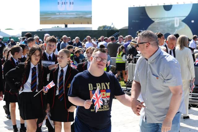 Thousands of people gathered in Southsea Common for the 80th anniversary of D-Day. Picture: Sarah Standing