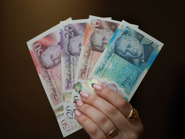 Portsmouth was one of 14 places in the country where the new banknotes were released into circulation.
Photo: Bank of England/PA Wire 