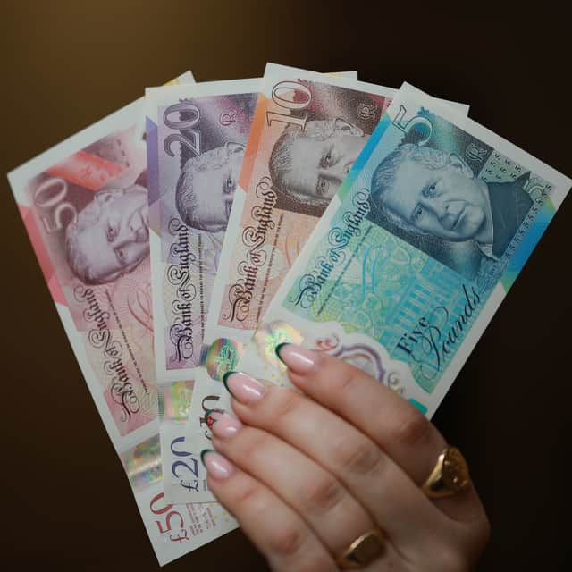 Portsmouth was one of 14 places in the country where the new banknotes were released into circulation.
Photo: Bank of England/PA Wire 