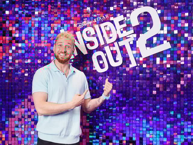 Sam Thompson arrives at the TikTok London office for a screening of Inside Out 2 ahead of its release in cinemas on June 14