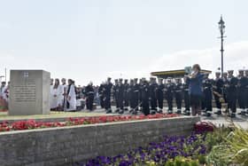 The annual Normandy Landings memorial service took place at the D Day Stone near Canoe Lake, Southsea, on Thursday, June 6, 2024, to commemorate 80 years. Picture: Sarah Standing (060624-4007)