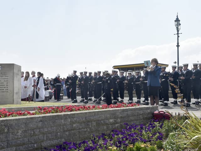 The annual Normandy Landings memorial service took place at the D Day Stone near Canoe Lake, Southsea, on Thursday, June 6, 2024, to commemorate 80 years. Picture: Sarah Standing (060624-4007)