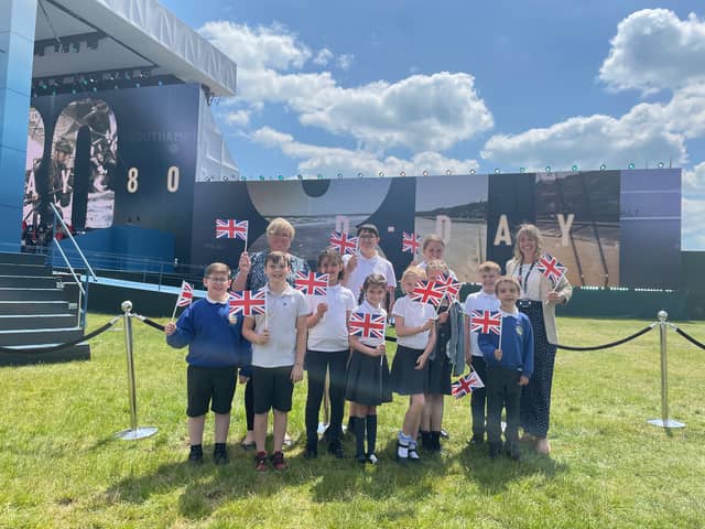 Students from New Horizons Primary School in North End had the once-in-a-lifetime opportunity to attend the D-Day 80 anniversary event on Southsea Common. 