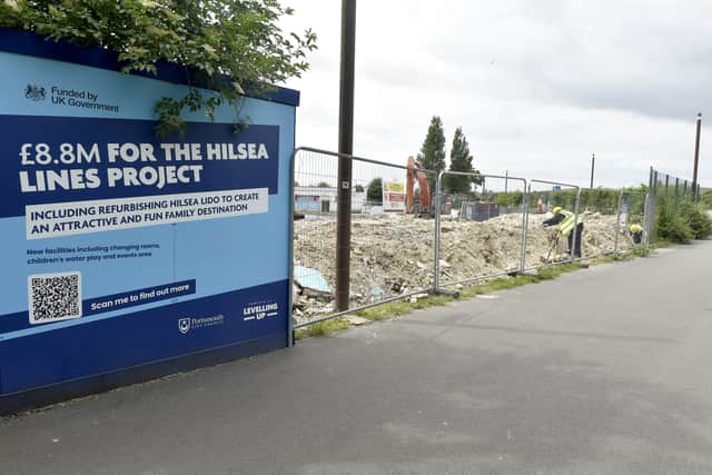 My Dog Sighs' mural at Hilsea Lido has been taken down as part of the Hilsea Lido regeneration project makes a start.