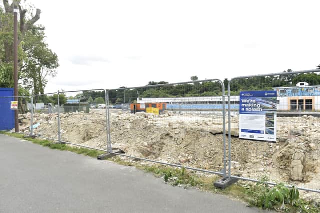 My Dog Sighs' mural at Hilsea Lido has been taken down as part of the Hilsea Lido regeneration project makes a start.