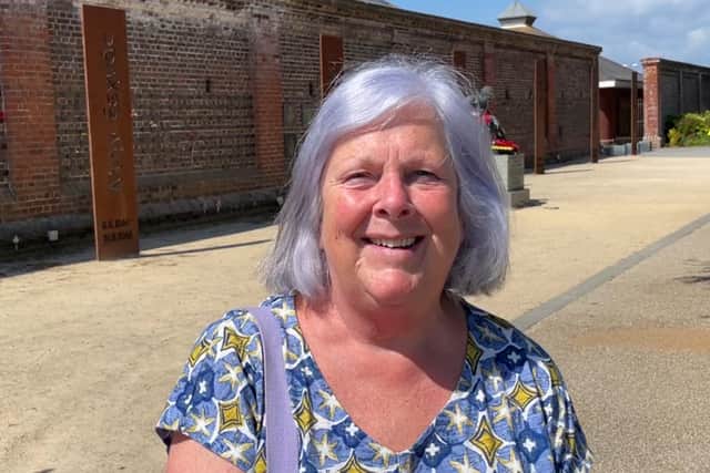 Angie Cleverly, 68, from Ascot, Berkshire, has said she was "thoroughly disgusted" that Prime Minister Rishi Sunak left the D-Day commemorations early in France, and added that "it made me realise he is not fit now to rule the country." Picture: Ben Mitchell/PA Wire