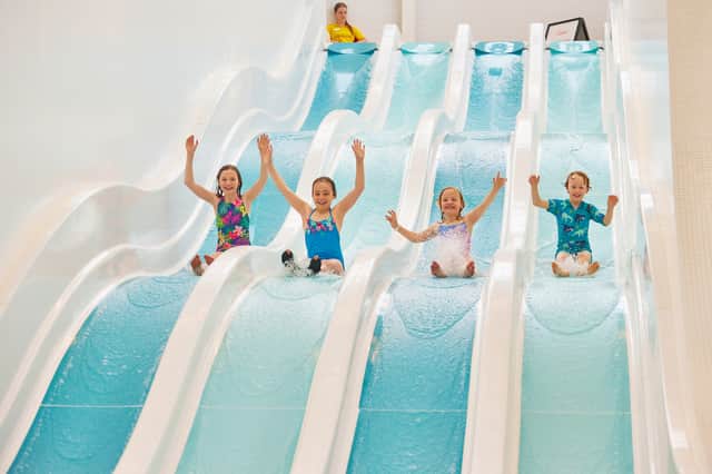 The Splash Waterworld has plenty of slides, flumes and even a lazy river to keep the family entertained.