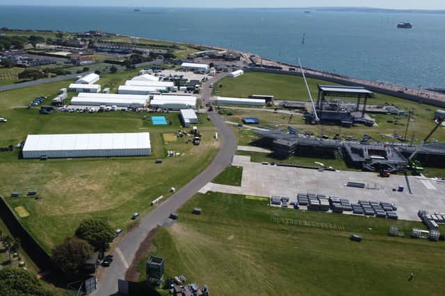 Southsea Common D-Day stage