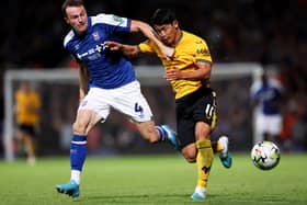 Pompey have explored renewing their interest in Ipswich's George Edmundson. Pic: Getty.