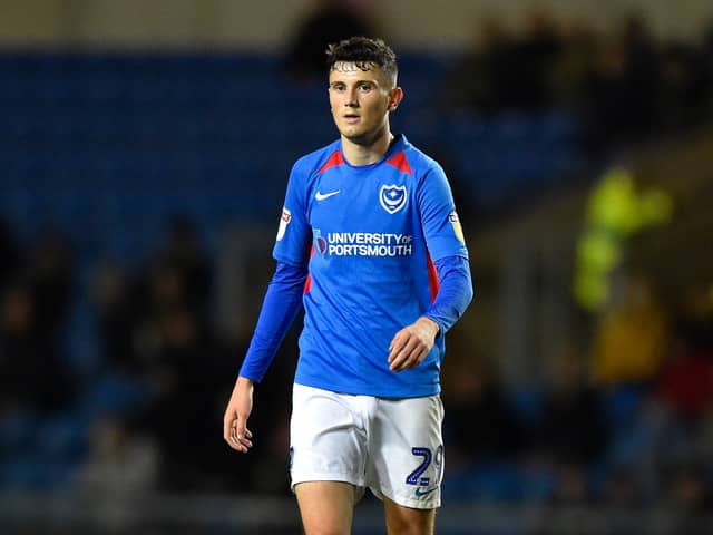 Leon Maloney made five appearances for Pompey before sold to FC Volendam in January 2020. Picture: Graham Hunt/ProSportsImages