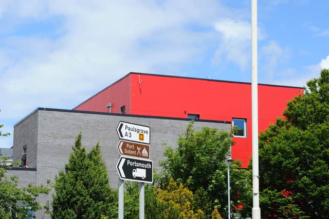 Work is getting underway at the new Cosham fire station which is due ot offer better training facilities.