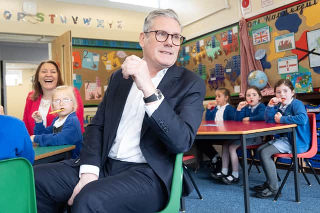 Labour Party leader Sir Keir Starmer described the Conservative manifesto as being in the style of Jeremy Corbyn. Picture: Stefan Rousseau/PA Wire