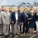 Czech veterans Charles Strasser and Jirí Pavel Kafka were flown to Omaha beach for the D-Day commemorations after their plane was grounded due to a technical fault in Jersey. Picture: Jon Guegan