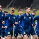 Scotland's Euro 2024 squad training ahead of Friday's group opener against Germany. Picture: FABRICE COFFRINI/AFP via Getty Images