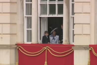 Princess of Wales Kate Middleton makes appearance at Trooping the Colour.