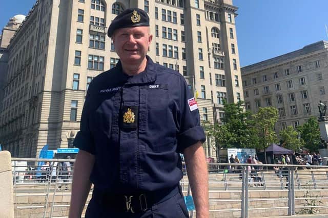 Warrant Officer 1 Gary Doke RNR. Picture: Royal Navy