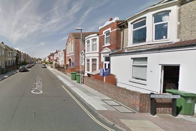 A man with a visible hand injury was spotted in the North End area of Portsmouth, including Chichester Road. Picture: Google Street View
