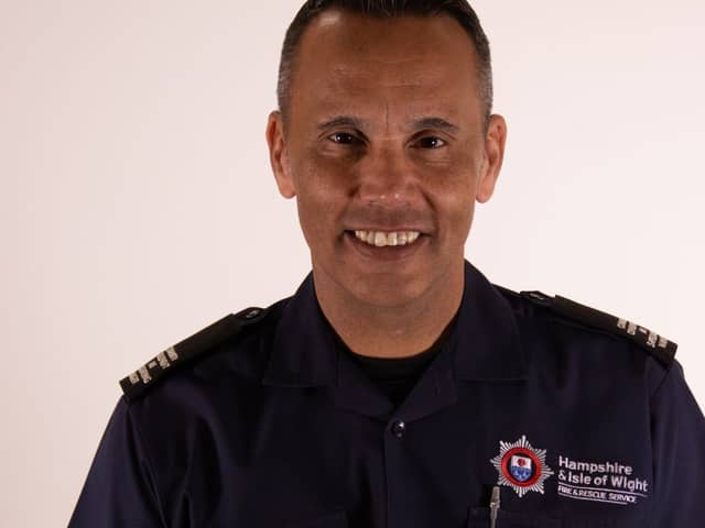 Paul Francis, firefighter, has been recognised for his services to public safety and awarded a British Empire Medal. Picture: HIWFRS