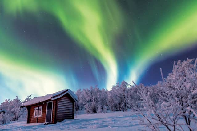 The Northern Lights across the skies in Norway, which Portsmouth holidaymakers can visit.