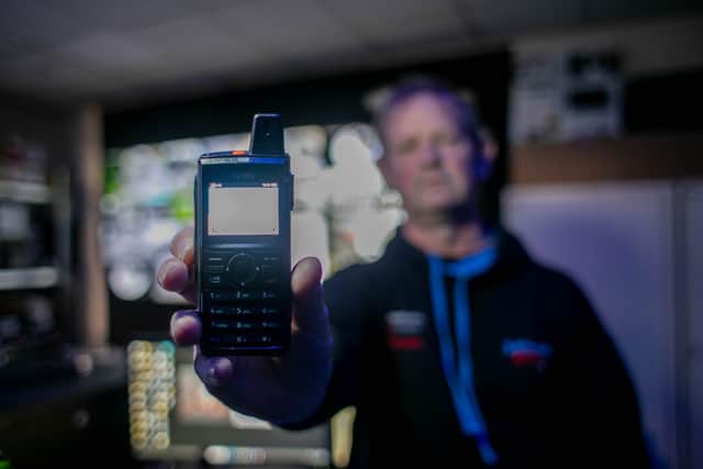 Businesses have been combining forces to clamp down on anti-social behaviour in Portsmouth City Centre, under the Portsmouth Eye radio scheme. Pictured is Andy Kircher, operations director of Portsmouth Eye. Picture: Habibur Rahman