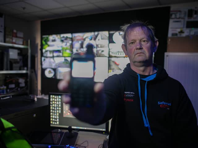 Businesses have been combining forces to clamp down on anti-social behaviour in Portsmouth City Centre, under the Portsmouth Eye radio scheme. Pictured is Andy Kircher, operations director of Portsmouth Eye. Picture: Habibur Rahman