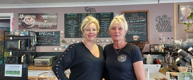 Kate May and Karen Pallett, of Mystic Coffee Lounge, are holding a charity event for the Rowans Hospice on Thursday, June 27.