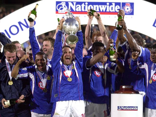 Pompey Division One title-winning captain Paul Merson is back in town next month with an Evening With Paul Merson at the Hampshire Rose. PICTURE:STEVE REID(032070-39)

