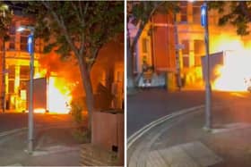A skip fire took place in Derby Road, North End at about 3.30am.