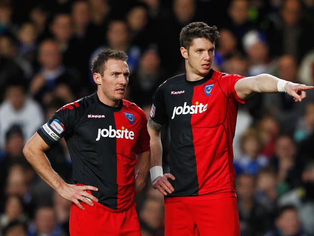 Greg Halford (right) has played for 21 clubs in his long career. Picture: Paul Gilham/Getty Images