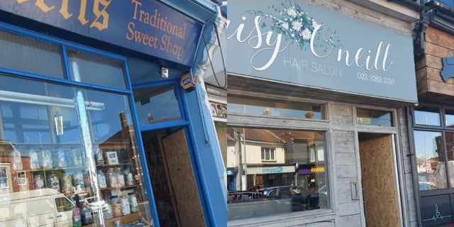 A fight between two men caused damage to Gilbert’s sweet shop and Daisy O’Neill’s Hair Salon on Eastney Road on Wednesday, June 19.