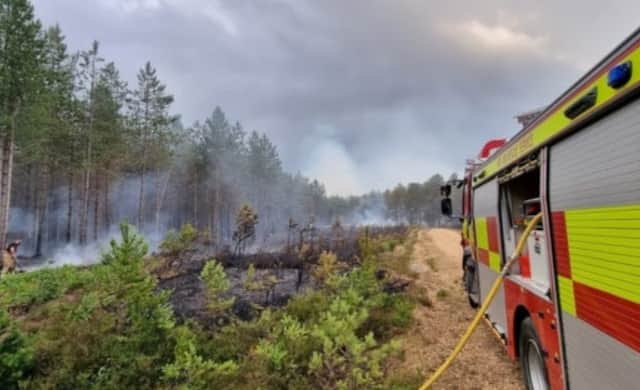 Wildfire warning 